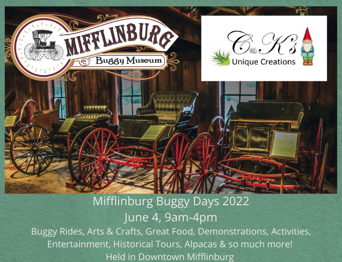 Buggy Days Events In PA Where When